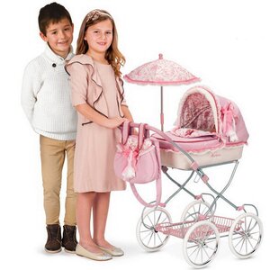 Коляска для куклы с сумкой и зонтиком Мартина 81 см розовая Decuevas Toys фото 2