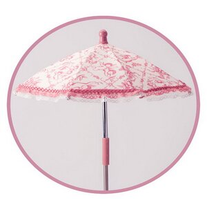 Коляска для куклы с сумкой и зонтиком Мартина 81 см розовая Decuevas Toys фото 6