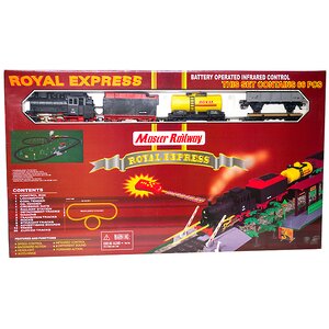 Железная дорога Royal Express 7.76 м 66 элементов звук свет дым Golden Bright фото 2