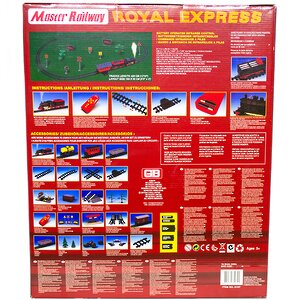 Железная дорога Royal Express 4.2 м 34 элемента звук свет дым Golden Bright фото 4