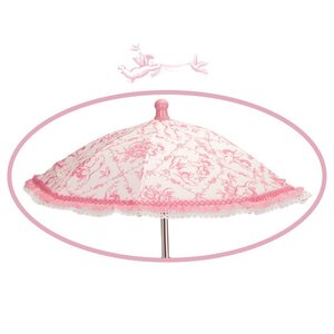 Коляска для куклы Даниэла с сумкой и зонтиком 90 см бело-розовая Decuevas Toys фото 7