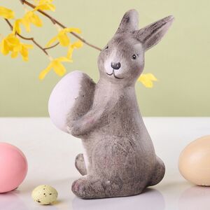 Керамическая садовая фигурка Пасхальный Кролик Майкл 15 см