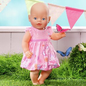 Платье для куклы Baby Born 43 см розовое Zapf Creation фото 3