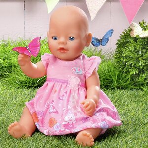 Платье для куклы Baby Born 43 см розовое Zapf Creation фото 4