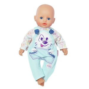 Набор одежды для куклы Baby Born 32 см: Голубой комбинезон Zapf Creation фото 2
