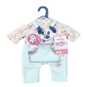 Набор одежды для куклы Baby Born 32 см: Голубой комбинезон Zapf Creation фото 1