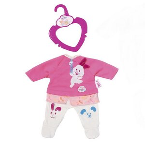 Набор одежды для куклы Baby Born 32 см: Розовый комбинезон