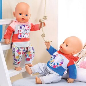 Набор одежды для куклы Baby Born 43 см: Спортивный костюм, 2 предмета Zapf Creation фото 2