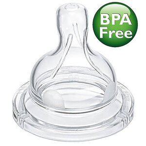 Соски для бутылочек AVENT, 2 шт. для новорожденных AVENT Philips фото 1