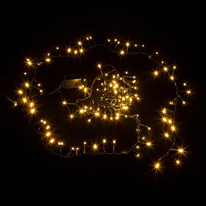 Светодиодная гирлянда на елку 155 см Snake Light, 7.4 м, 370 теплых белых LED ламп, зеленый ПВХ, контроллер, IP44 Triumph Tree фото 1