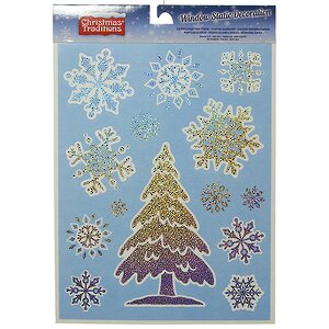 Наклейки на окна Зимняя прогулка 38*30 см Billiet (Биллет) фото 4