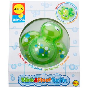 Светящаяся игрушка для ванны Черепашка 12 см Alex (Алекс) фото 2