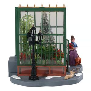 Композиция Викторианская теплица 18*16 см, подсветка, на батарейках Lemax (Лемакс) фото 2