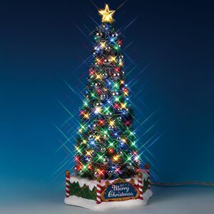 Рождественская елка, 34 см, музыка, подсветка