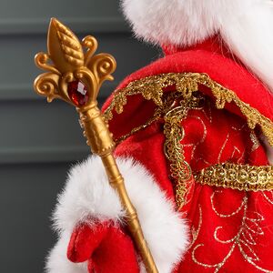 Фигура Дед Мороз - Хозяин Зимы в красной шубе 30 см Triumph Tree фото 4