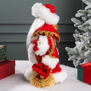 Фигура Дед Мороз - Хозяин Зимы в красной шубе 30 см Triumph Tree фото 6