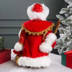 Фигура Дед Мороз - Хозяин Зимы в красной шубе 30 см Triumph Tree фото 3