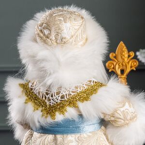 Фигура Дед Мороз - Хозяин Зимы в бежевой шубе 30 см Triumph Tree фото 6