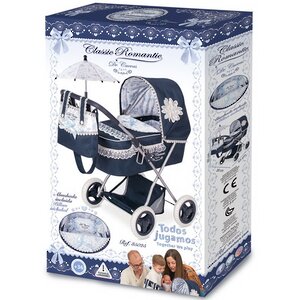 Коляска для куклы с сумкой и зонтиком Романтик 60 см, уцененный Decuevas Toys (Дэкувьютойс) фото 6