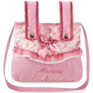Коляска для куклы с сумкой и зонтиком Мартина 60 см розовая Decuevas Toys фото 4