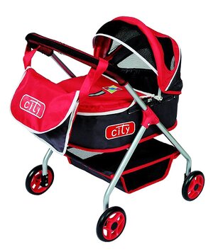 Коляска для куклы Сити с сумочкой, 56 см, уцененный Decuevas Toys фото 1