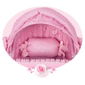 Коляска для куклы Мария с сумочкой 56 см розовая Decuevas Toys фото 3