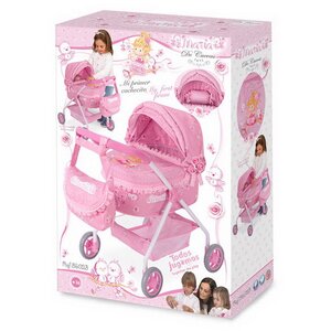 Коляска для куклы Мария с сумочкой 56 см розовая Decuevas Toys фото 5