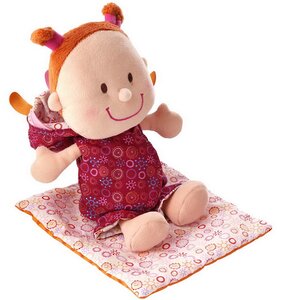 Мягкая кукла Малышка Элейн в переноске 22*15 см Lilliputiens фото 2