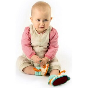 Пинетки для новорожденного Собачка Джеф Lilliputiens фото 2
