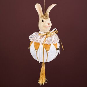 Елочная игрушка Кролик Джермэйн 25 см, подвеска Christmas Deluxe фото 7