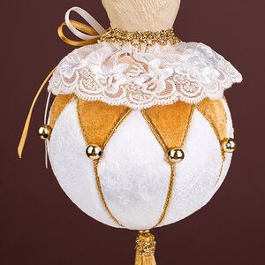 Елочная игрушка Кролик Джермэйн 25 см, подвеска Christmas Deluxe фото 6