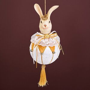 Елочная игрушка Кролик Джермэйн 25 см, подвеска Christmas Deluxe фото 2