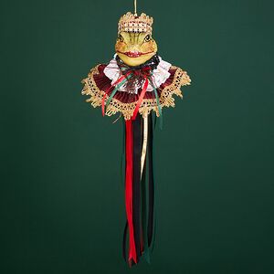 Елочная игрушка Лягушка - Vestito Reali 36 см, подвеска Christmas Deluxe фото 2