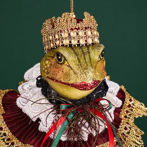 Елочная игрушка Лягушка - Vestito Reali 36 см, подвеска Christmas Deluxe фото 4