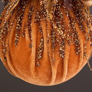 Винтажный елочный шар Girasole Skormus 10 см, золотой Christmas Deluxe фото 5