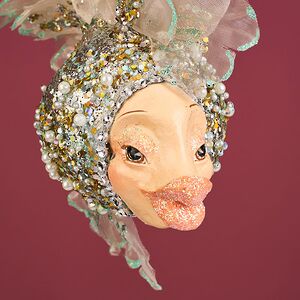Елочная игрушка Рыбка - Cannaregio Oliva 18 см, подвеска Christmas Deluxe фото 5