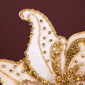 Искусственный цветок Paisley Oro Biano 23 см Christmas Deluxe фото 4