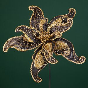 Пуансеттия на стебле Paisley - Doratura Nera 61 см
