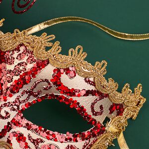 Карнавальная маска Lusso Doriane 20 см Christmas Deluxe фото 4