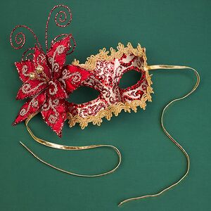 Карнавальная маска Lusso Doriane 20 см Christmas Deluxe фото 6
