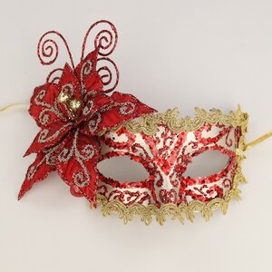 Карнавальная маска Lusso Doriane 20 см Christmas Deluxe фото 3