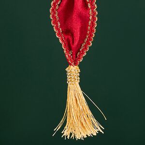 Елочная игрушка Маска Chive Scarlatto 15 см, подвеска Christmas Deluxe фото 7