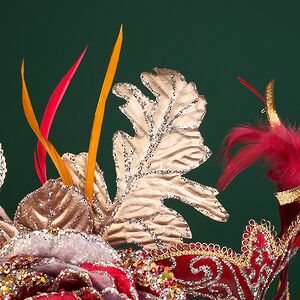 Елочное украшение Fiori Mascherati 38 см Christmas Deluxe фото 6