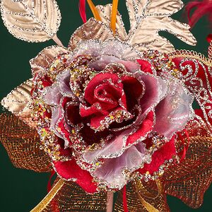 Елочное украшение Fiori Mascherati 38 см Christmas Deluxe фото 5