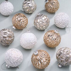 Набор стеклянных шаров Embarcadero 8 см, 12 шт