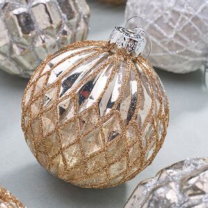 Набор стеклянных шаров Embarcadero 8 см, 12 шт Christmas Deluxe фото 2