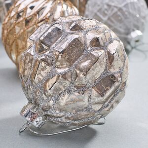 Набор стеклянных шаров Embarcadero 8 см, 12 шт Christmas Deluxe фото 4