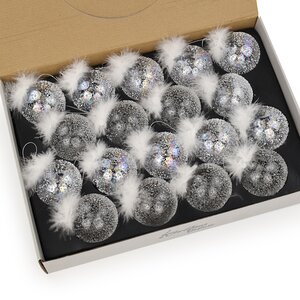 Набор стеклянных шаров Boulevard 7 см, 18 шт Christmas Deluxe фото 3