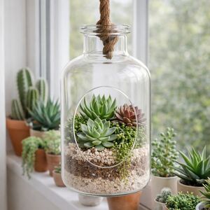 Подвесная ваза-флорариум Нора 24 см