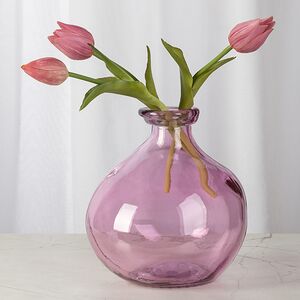 Стеклянная ваза-бутылка Eiter Rose 18 см Kaemingk фото 2